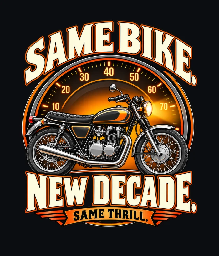 MyEveryway original artwork — Same Bike. New Decade.