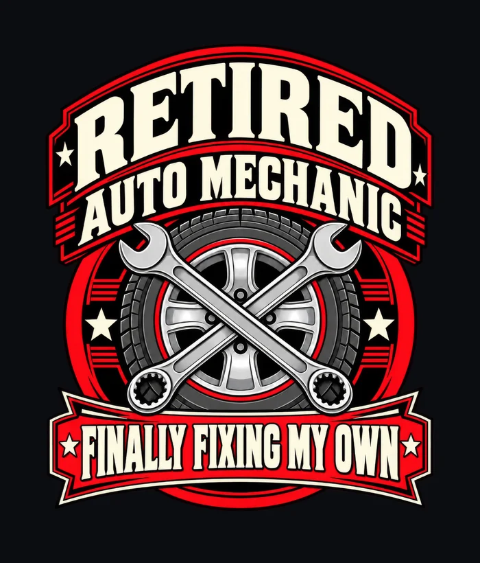 MyEveryway original artwork — Retired Auto Mechanic
